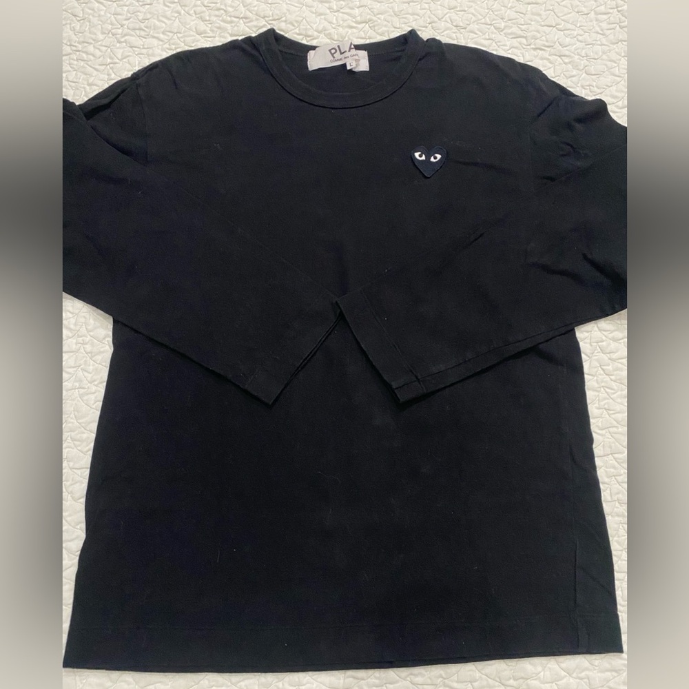Comme des Garcons PLAY Black Long Sleeve Tee